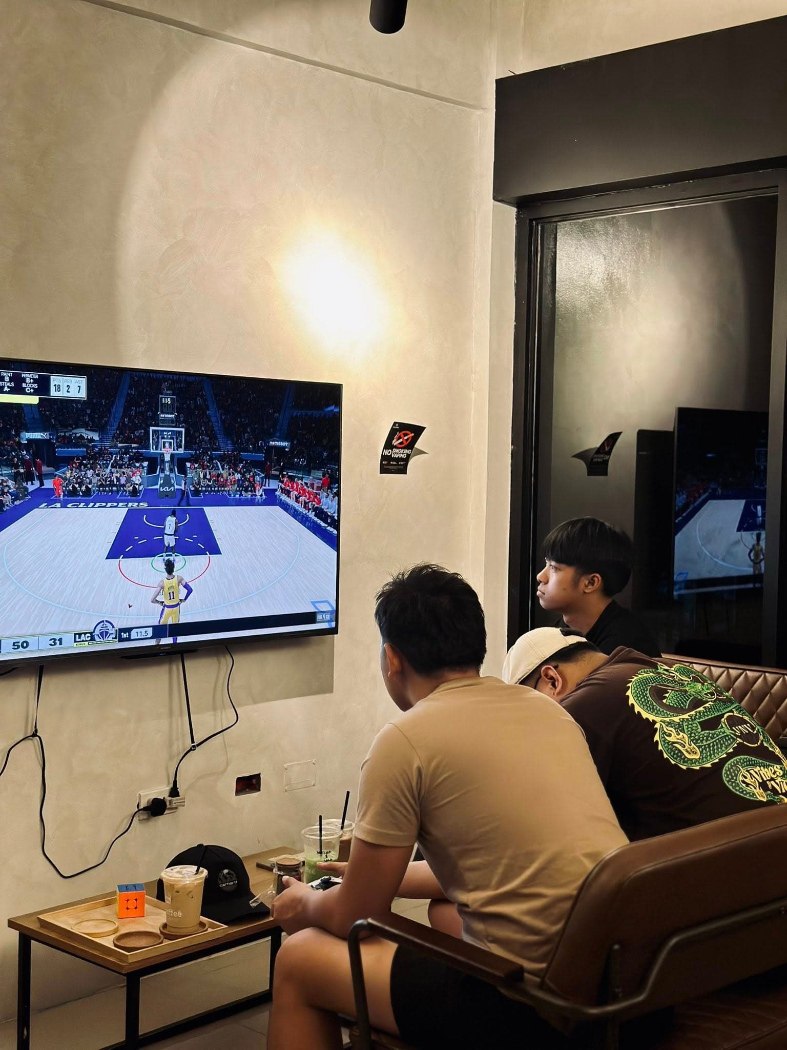 Console night — NBA on the 53"
